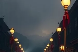 纪录片《北纬三十度》封面，山脊线在云海中起伏