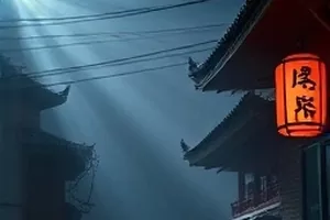 年代剧《长夜灯市》封面，夜市灯笼连成一条暖色长街