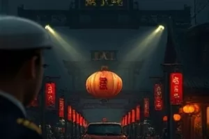 都市剧《南岸渡口》封面，清晨江面雾气中一艘渡轮靠岸